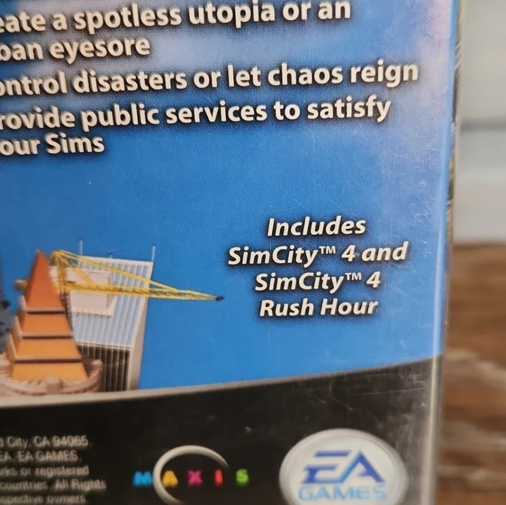 NWT Sim City 4 Deluxe Edition PC CD-ROM computer game